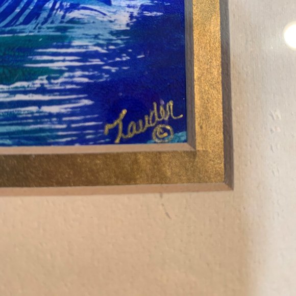 Framed Tamara Lauder 2007 Original Monotype - Picture 2 of 4